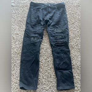 Skinny Flex Black Jeans 34/32